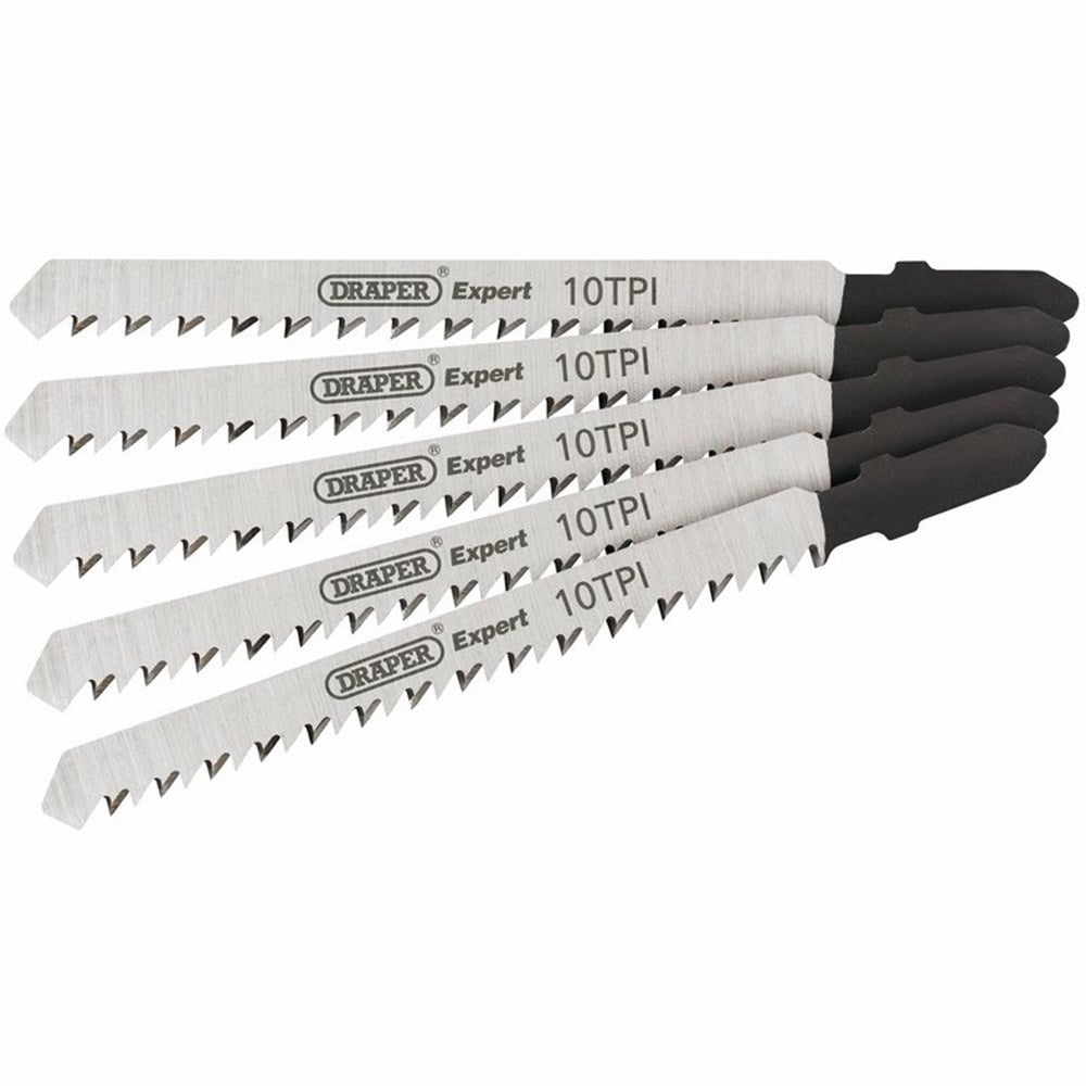 DRAPER 81718 - DT101BR 100mm Jigsaw Blade Set (5 Piece)