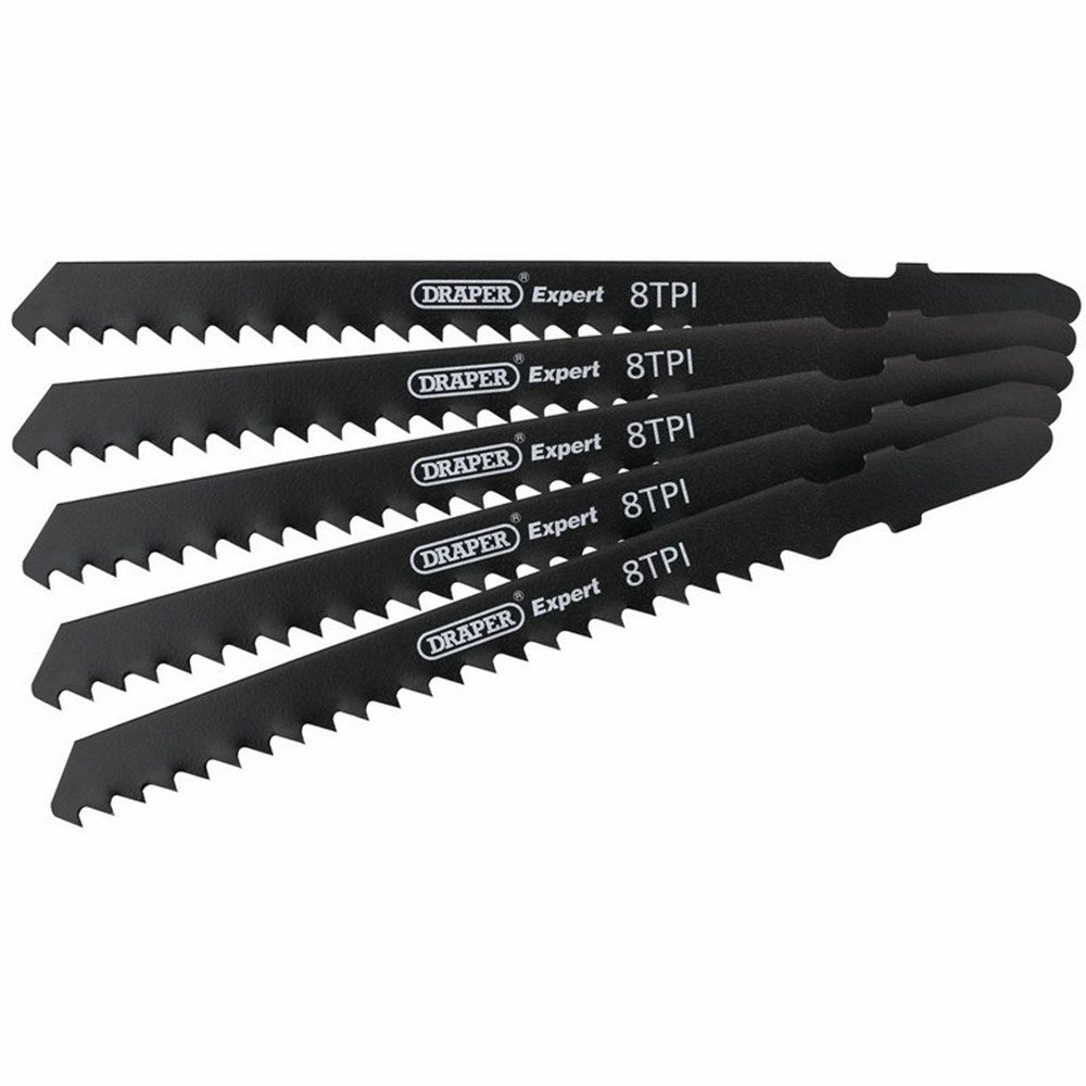 DRAPER 81724 - DT111C 100mm Jigsaw Blade Set (5 Piece)