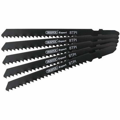 DRAPER 81724 - DT111C 100mm Jigsaw Blade Set (5 Piece)