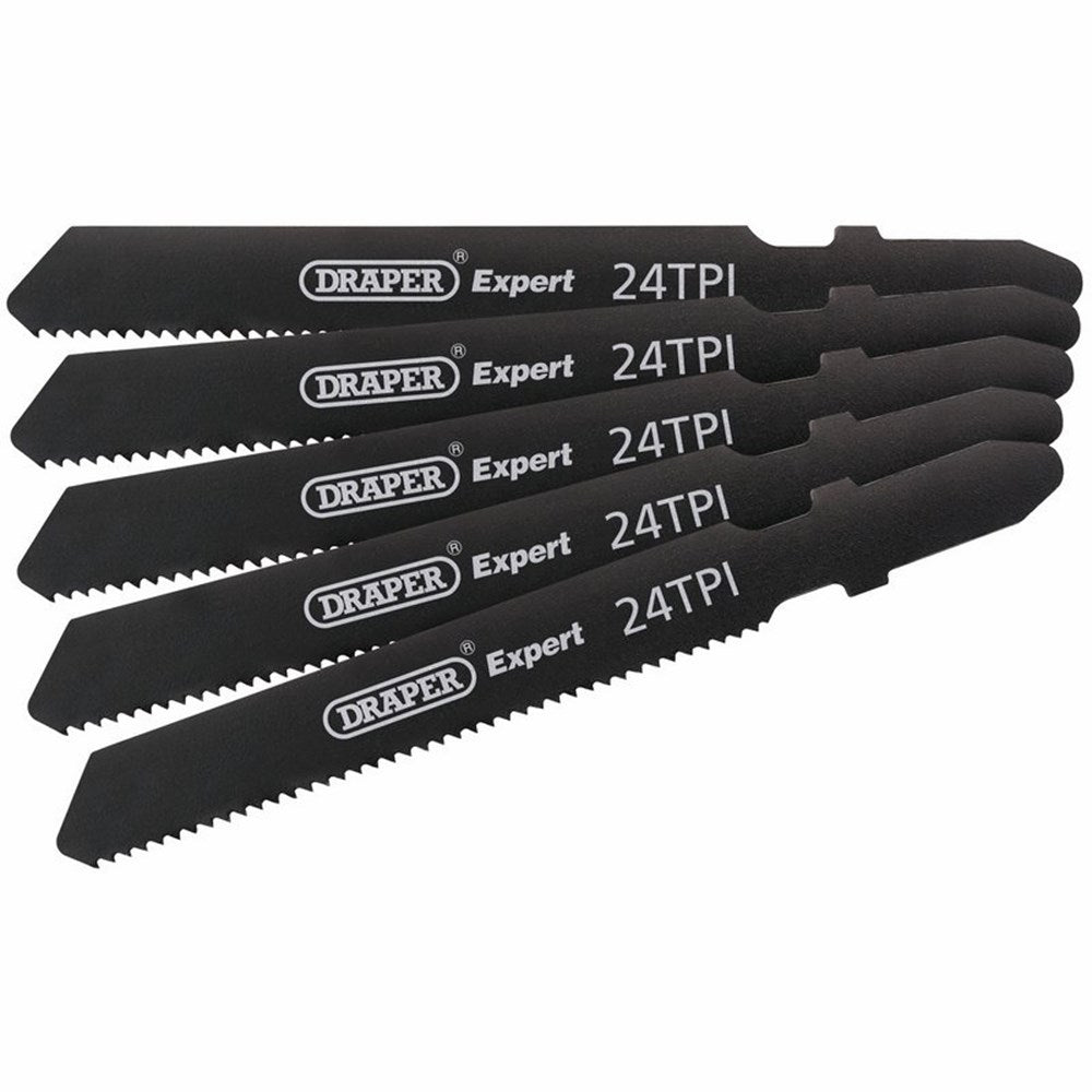 DRAPER 81729 - DT118A 92mm Jigsaw Blade Set (5 Piece)