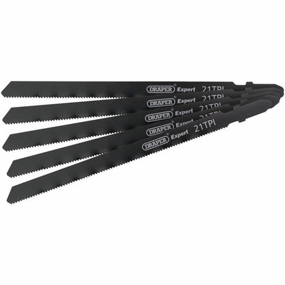 DRAPER 81732 - DT318A 130mm Jigsaw Blade Set (5 Piece)