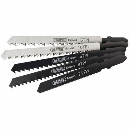 DRAPER 81734 - Assorted Jigsaw Blade Set (5 Piece)