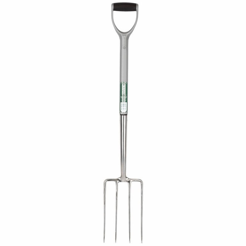 DRAPER 83753 - Extra Long Stainless Steel Garden Fork with Soft Grip