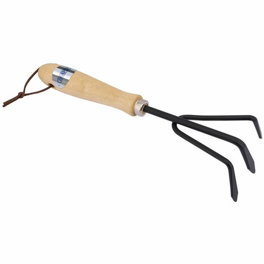 DRAPER 83991 - Carbon Steel Hand Cultivator with Hardwood Handle