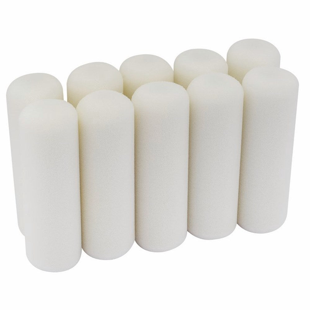 DRAPER 82553 - 100mm Foam Paint Roller Sleeves (Pack of 10)