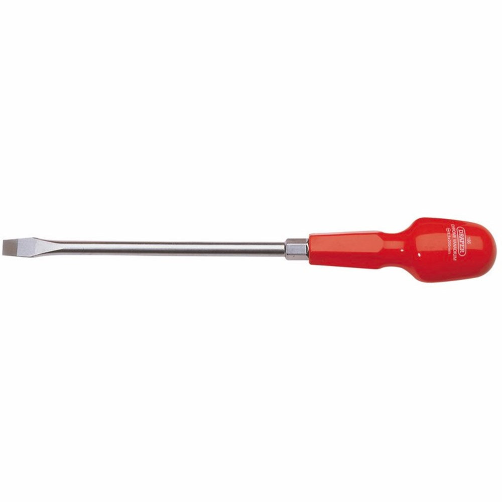 DRAPER 14082 - 9.5mm x 200mm Plain Slot Cabinet Pattern Screwdriver