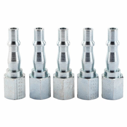 DRAPER 55061 - 1/4" Female Thread PCL Coupling Screw Adaptor Pack of 5