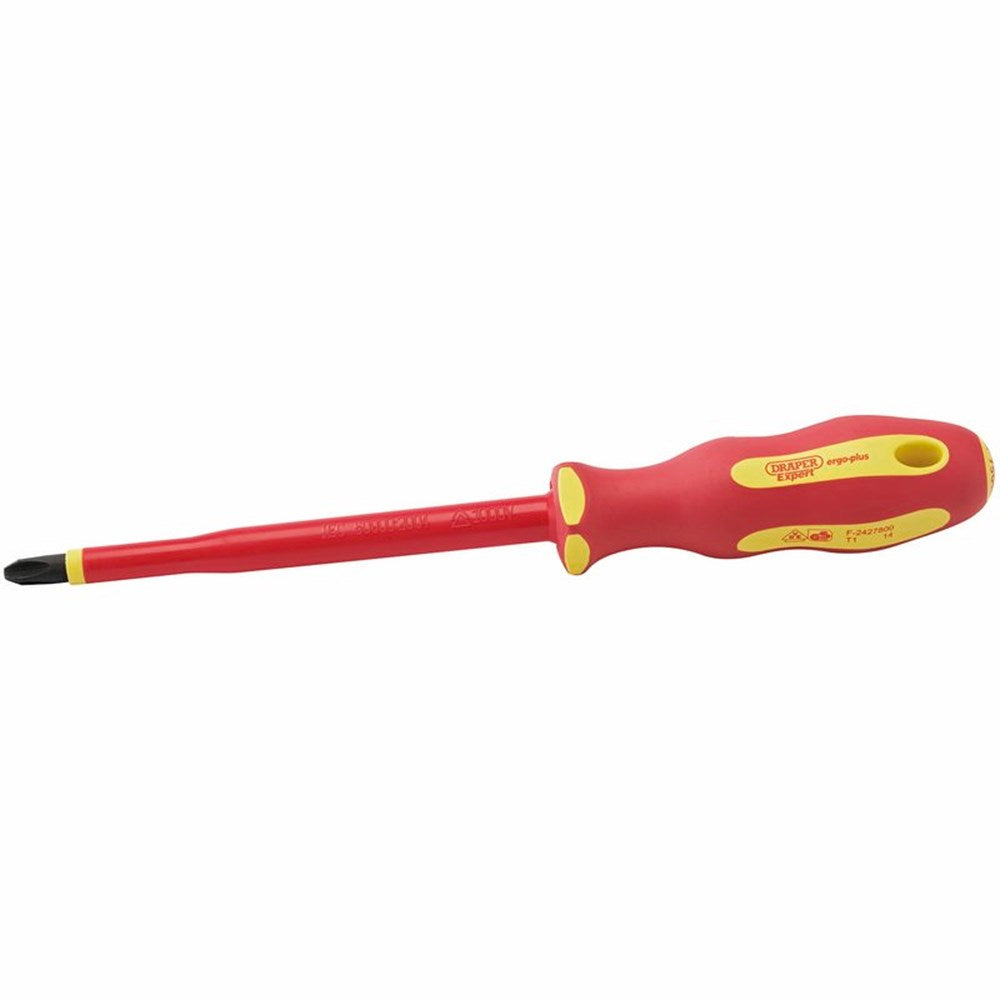 DRAPER 64433 - Ergo Plus® VDE No.3 x 150mm Cross Slot Screwdriver