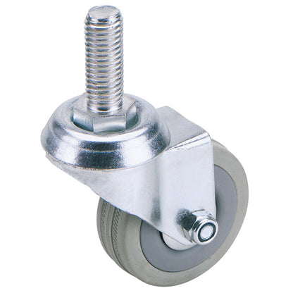 DRAPER 65480 - 100mm Dia. Swivel Bolt Fi x ing Rubber Castor - S.W.L 80Kg