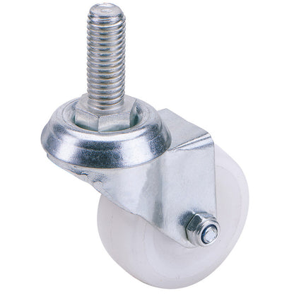 DRAPER 65500 - 75mm Dia. Swivel Bolt Fi x ing Nylon Wheel - S.W.L. 70Kg