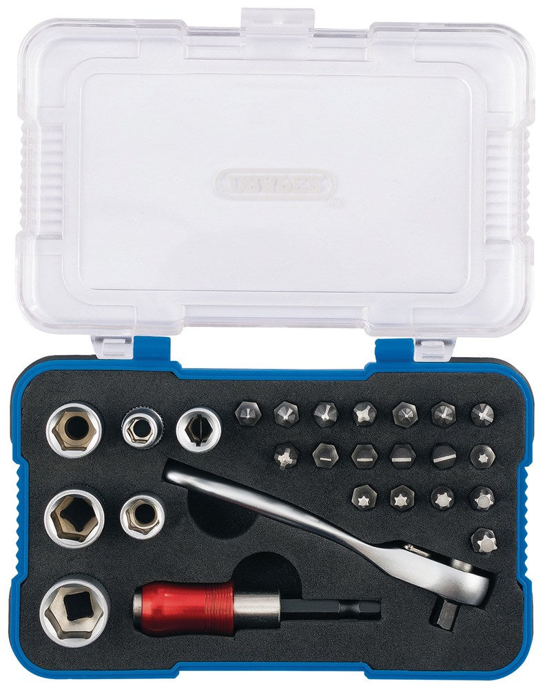 DRAPER 70418 - 1/4" Screwdriver and Bit Set (26 Piece)