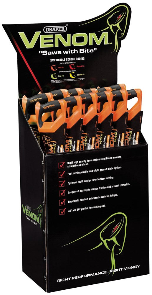 DRAPER 85566 - First Fix Draper Venom� Triple Ground Handsaws (Added Value Pack 30 Saws + 6 FOC)
