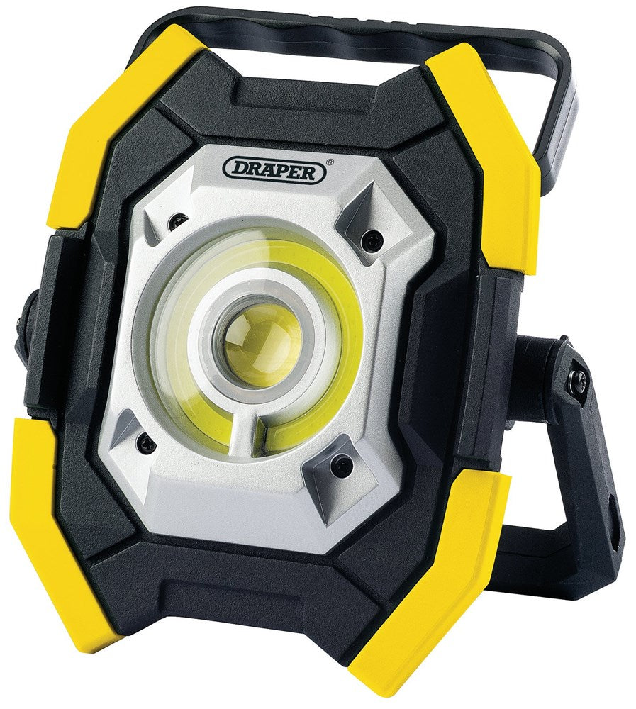DRAPER 87381 - Twin COB LED Rechargeable Worklights, 5W & 10W, 1000 Lumens