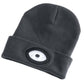 DRAPER 99522 - Beanie Hat with 1W Rechargeable Torch - 100 Lumens (Grey, One Size)