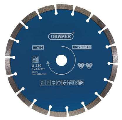 DRAPER 99784 - Segmented Diamond Blade, 230mm