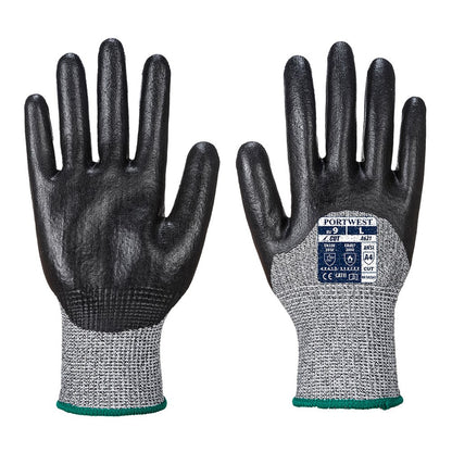Portwest A621BKRXXL -  sz 2XL Cut 3/4 Nitrile Foam Glove - Black