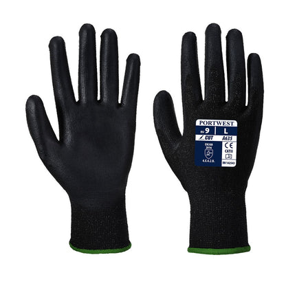 Portwest A635K8RXL -  sz XL Eco-Cut Glove - Black