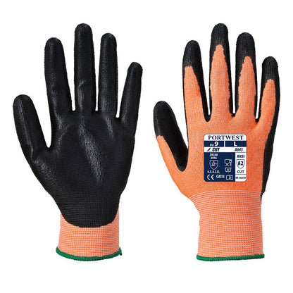 Portwest A643AMRM -  sz M Amber Cut - Nitrile Foam - Amber