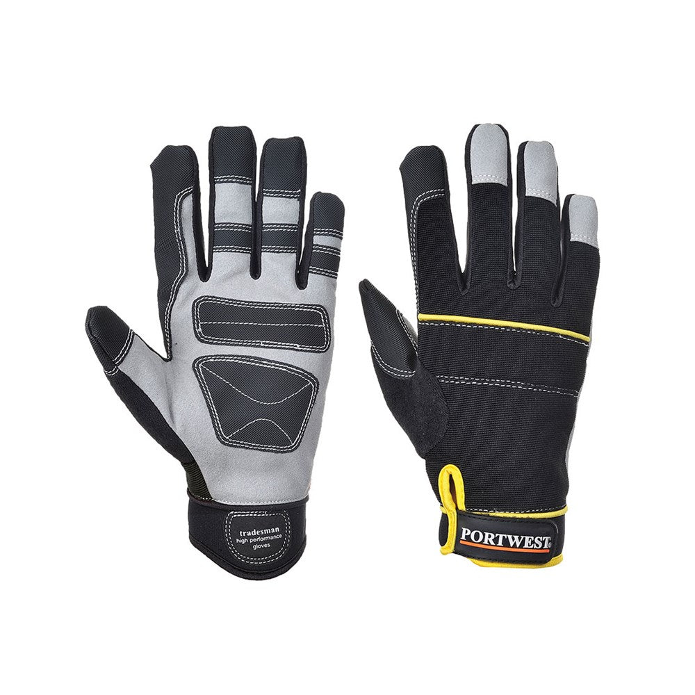 Portwest A710BKRM -  sz M Tradesman ��� High Performance Glove - Black