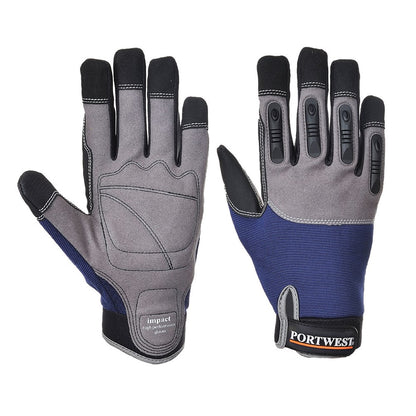 Portwest A720NARM -  sz M Impact - High Performance Glove - Navy
