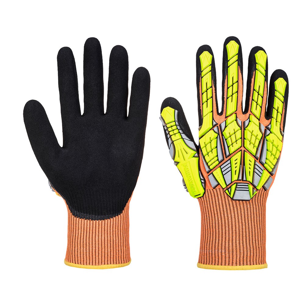 Portwest A727ORRL -  sz L DX VHR Impact Glove - Orange