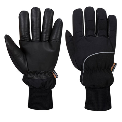Portwest A751BKRL -  sz L Apacha Cold Store Glove - Black
