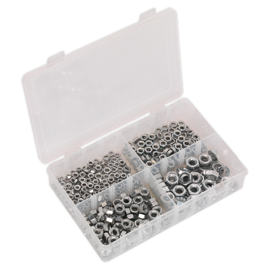 SEALEY - AB028SN Steel Nut Assortment 370pc M5-M10 Metric