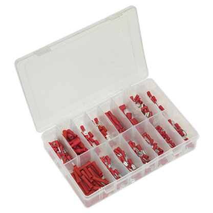 SEALEY - AB039RT Crimp Terminal Assortment 260pc Red