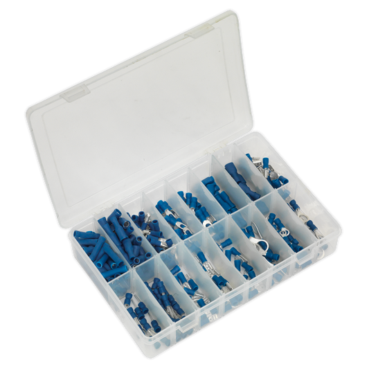 SEALEY - AB040BT Crimp Terminal Assortment 280pc Blue