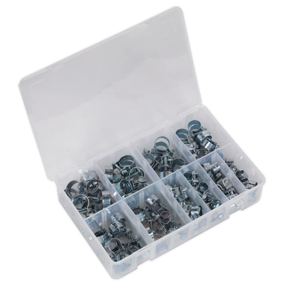 SEALEY - AB042MH Mini Hose Clip Assortment 100pc