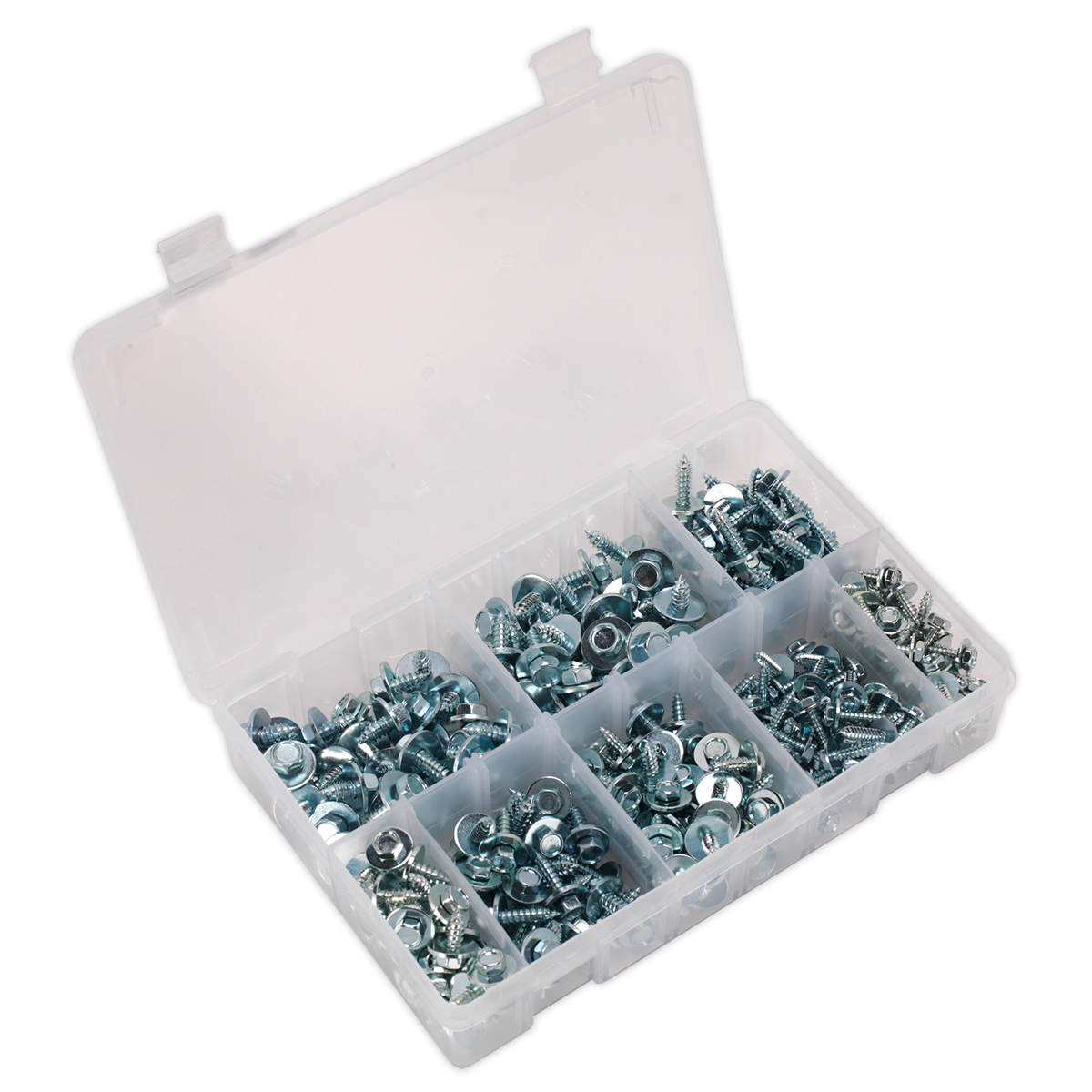SEALEY - AB067SM Acme Screw with Captive Washer Assortment 300pc Zinc