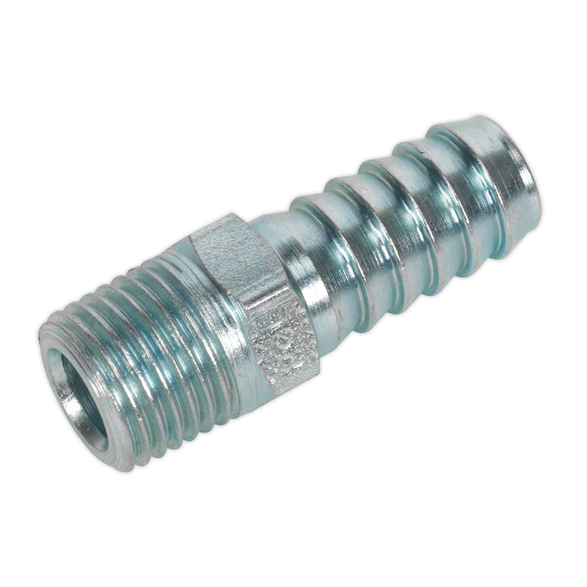 SEALEY - AC09 Screwed Tailpiece Male 1/4"BSPT - 3/8" Hose Pack of 5