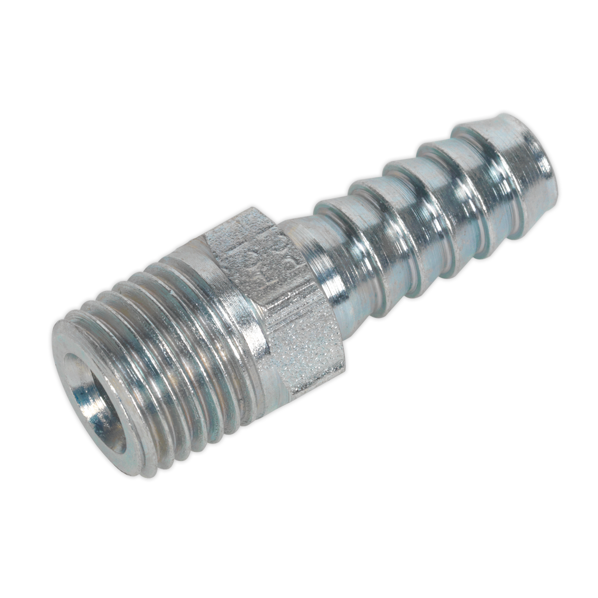 SEALEY - AC39 Screwed Tailpiece Male 1/4"BSPT - 5/16" Hose Pack of 5