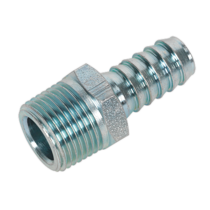 SEALEY - AC41 Screwed Tailpiece Male 3/8"BSPT - 3/8" Hose Pack of 5