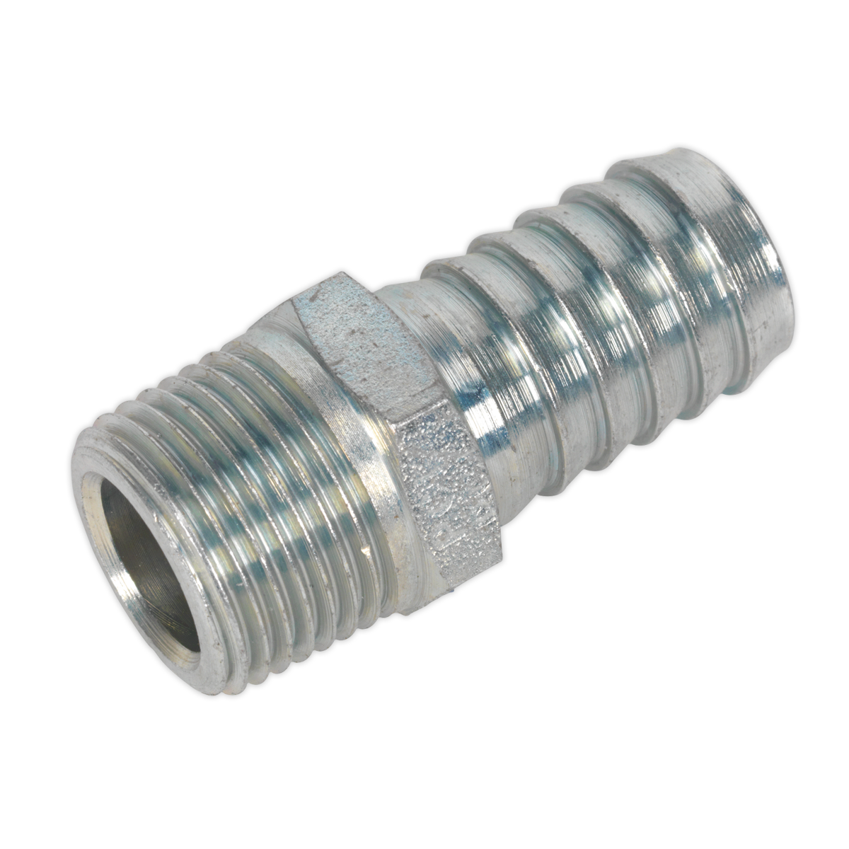 SEALEY - AC42 Screwed Tailpiece Male 3/8"BSPT - 1/2" Hose Pack of 5