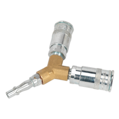 SEALEY - AC55 Twin Coupling Bodies Y-Adaptor