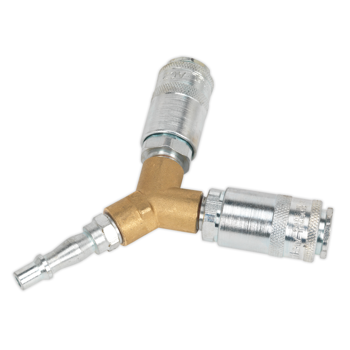 SEALEY - AC87 Twin Coupling Bodies Y-Adaptor