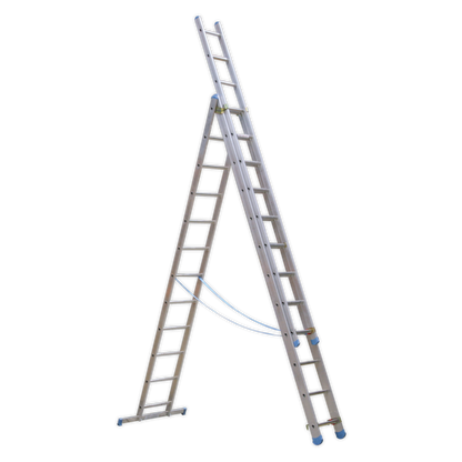 SEALEY - ACL312 Aluminium Extension Combination Ladder 3x12 EN 131