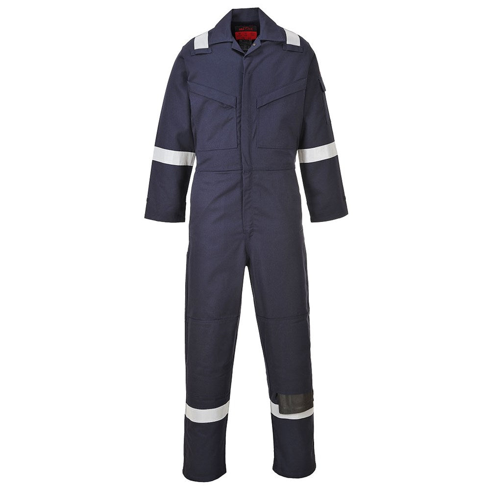 Portwest AF53NAR44 -  sz Regular 44 Araflame Gold Coverall  - Navy