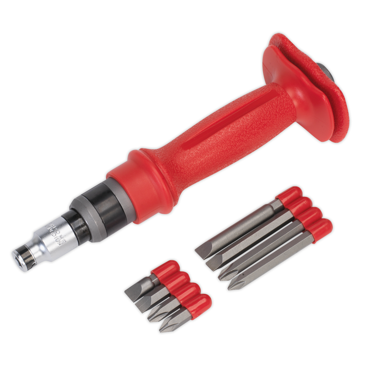 SEALEY - AK2084 Impact Driver Set 10pc Heavy-Duty Protection Grip