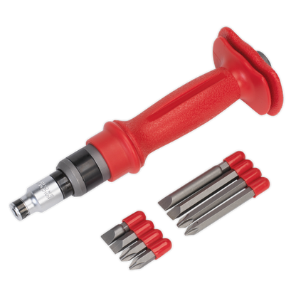 SEALEY - AK2084 Impact Driver Set 10pc Heavy-Duty Protection Grip