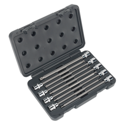 SEALEY - AK2186 TRX-Star* Socket Bit Set 9pc 3/8"Sq Drive 200mm