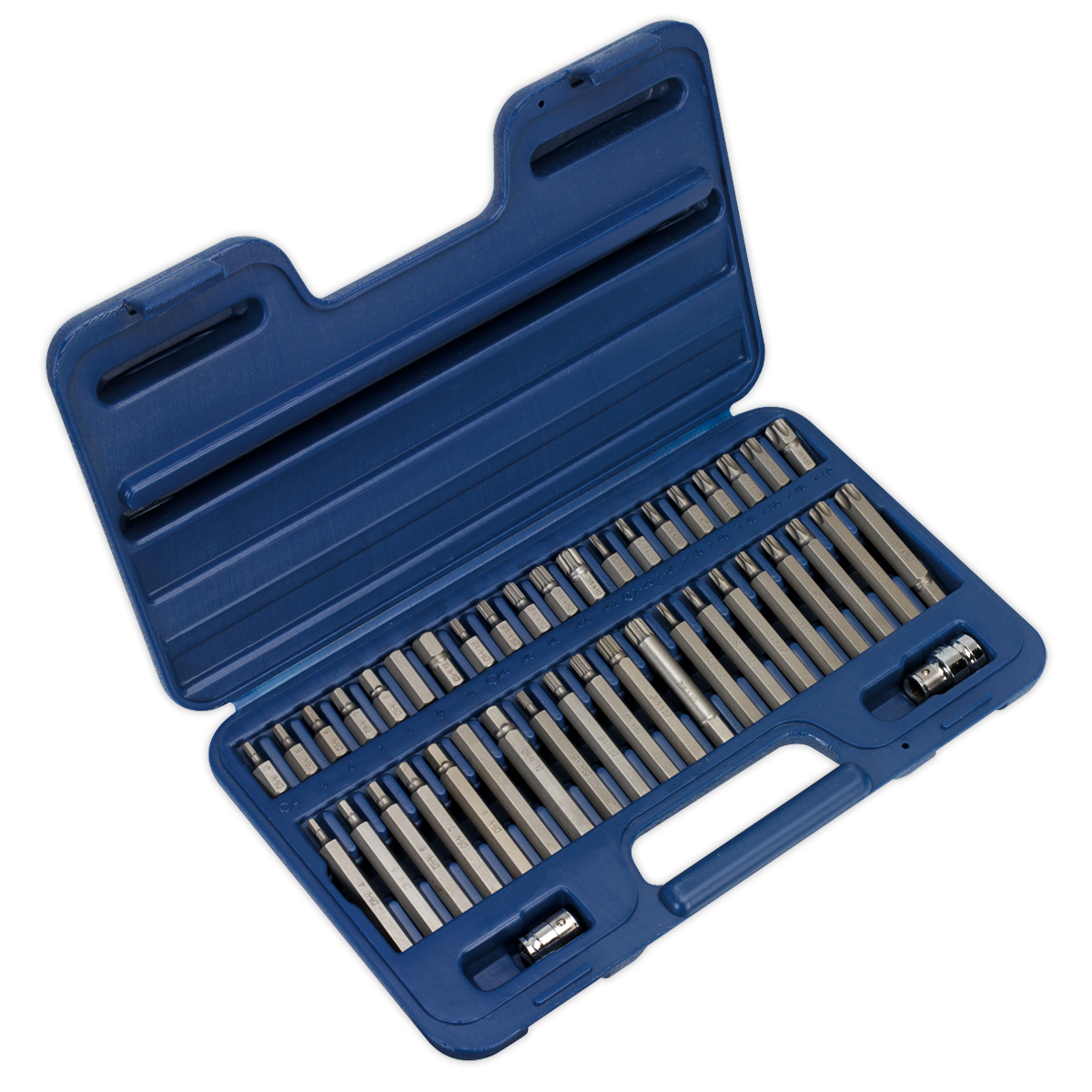 SEALEY - AK219 TRX-Star*/Hex/Spline Bit Set 42pc 3/8" & 1/2"Sq Drive