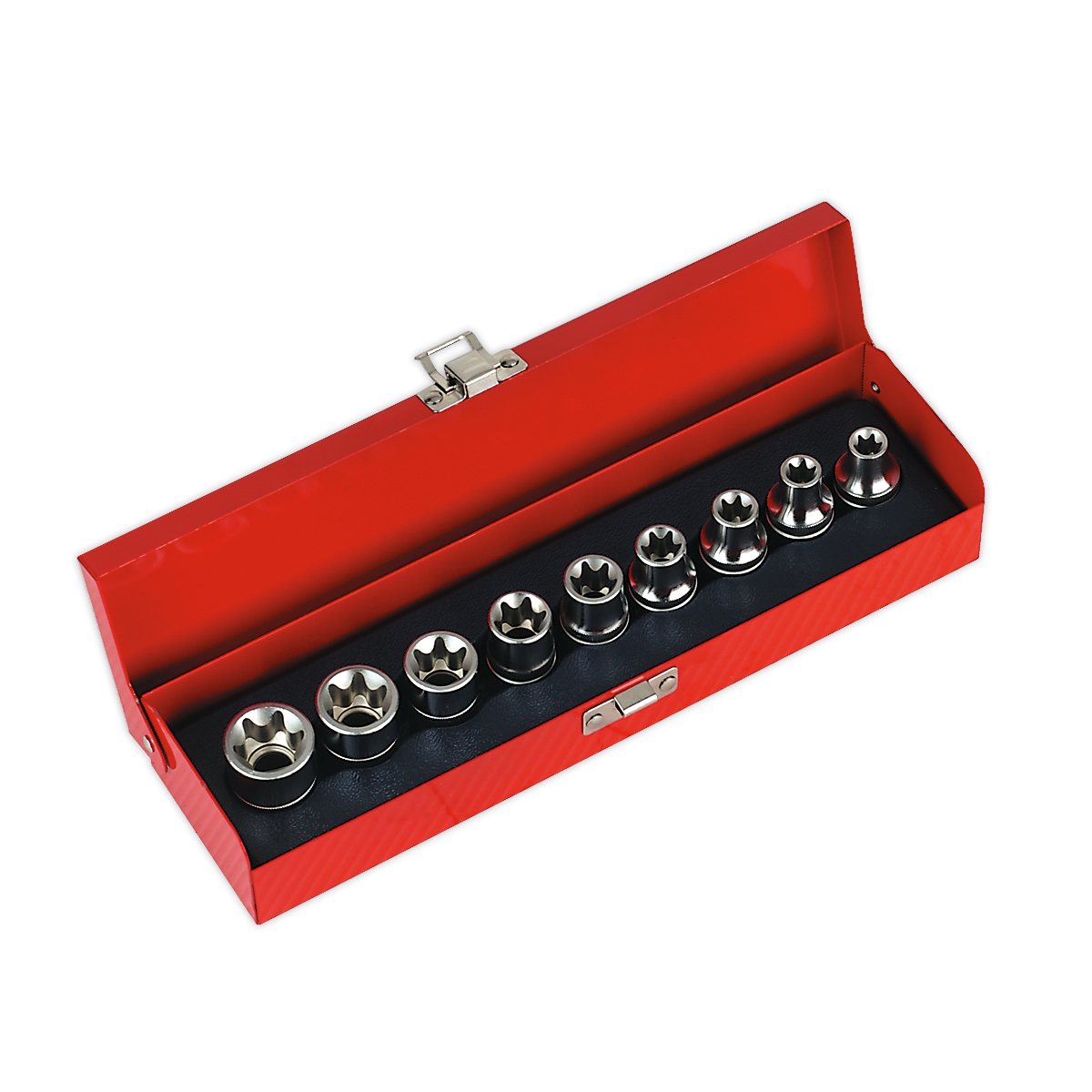 SEALEY - AK230 TRX-Star* Female Socket Set 9pc 1/2"Sq Drive E10-E24