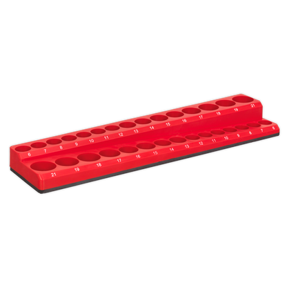 SEALEY - AK27086 Socket Holder Magnetic 3/8"Sq Drive Capacity 30 Sockets