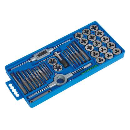SEALEY - AK301 Tap & Die Set 40pc Split Dies Metric