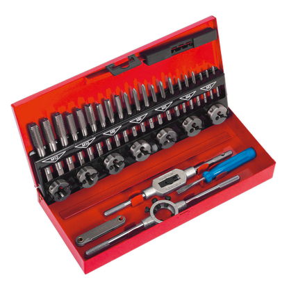 SEALEY - AK3015 Tap & Die Set 32pc Split Dies - Metric