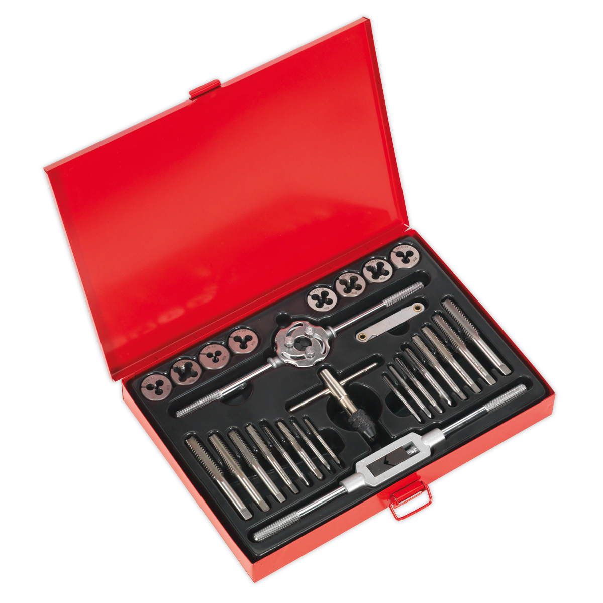 SEALEY - AK3028BSW Tap & Die Set 28pc Split Dies Imperial BSW