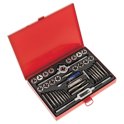 SEALEY - AK3040 Tap & Die Set 40pc Split Dies Metric
