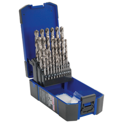 SEALEY - AK47251 HSS Split Point Fully Ground Drill Bit Set 25pc Metric